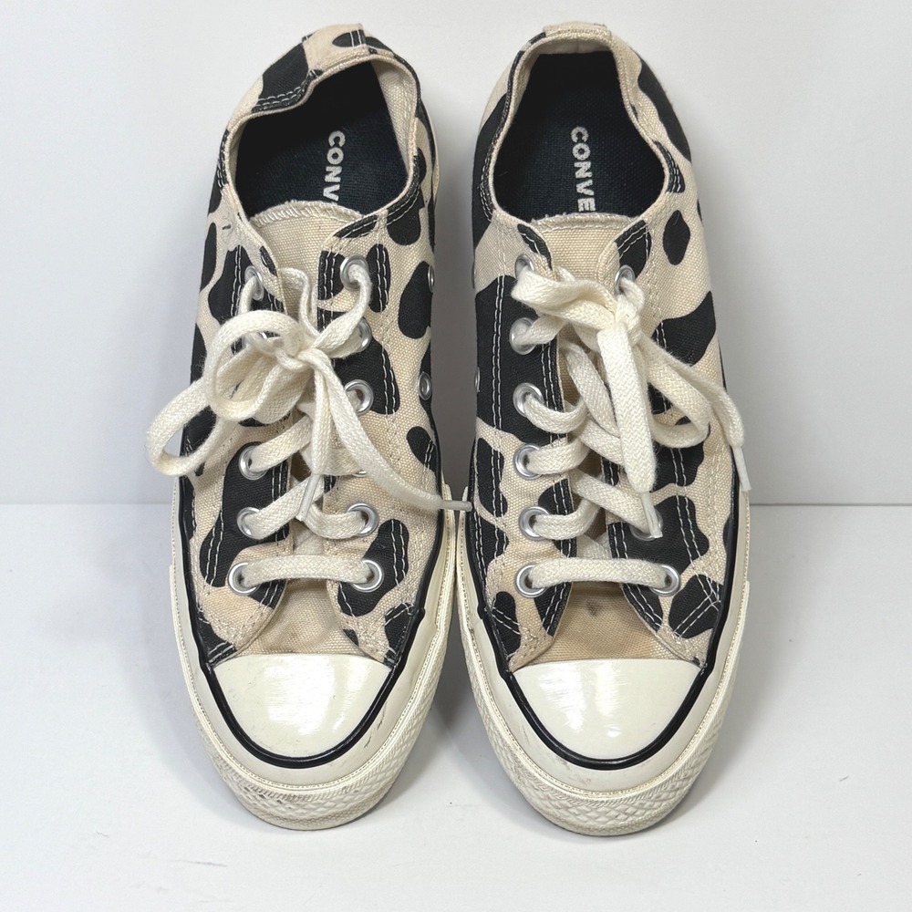 Converse Chuck 70 Low Sneakers W 7 Cow Print Custom Animal Streetwear Platform